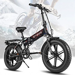 YI'HUI Electric Bike YI'HUI Electric Bike Adult Electric Mountain Bike 750W E-Bike 20'' Electric Bicycle with Removable 48V 12.8Ah Battery, Professional 7 Speed Gear Electric Bicycle, Black