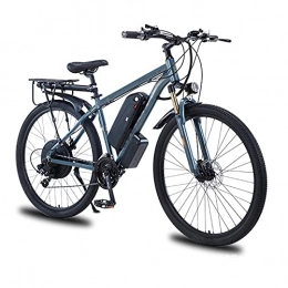 YIZHIYA Electric Bike YIZHIYA Electric Bike, 29" Adults Electric Mountain Bicycle, 21 Speed Removable Lithium Battery E-bike, 48V 13Ah 1000W Motor, Double Disc Brakes City Commute Ebike, Gray