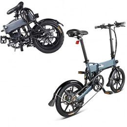 Ylight Bike Ylight 16" Folding Bike, Aluminum Electric Bicycle with Pedal for Adults And Teens (EU Shipping)