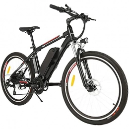 YLPDS Bike YLPDS Electric bicycle ebike mountain bike, 26"electric bicycle with 36v 12.5ah lithium battery and shimano 21-speed (Color : Black)