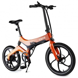 Yonos Electric Bike Yonos Folding Electric Bike for Adults Magnesium Alloy Bicycle Ebikes Lightweight 80KM Range 250W 36V 7.8Ah With 20inch Tire & LCD Screen