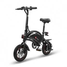 YPLDM Electric Bike YPLDM Electric Bike, Foldable Moped Electric Bike 250W 12 Inches Pneumatic Tyre Electric Scooter with Pedals, Max Speed 25KMH Max Mileage 40KM, Black
