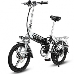 YPYJ Electric Bike YPYJ Folding Electric Bicycle Adult Lithium Battery Men And Women Double Battery Car Mini Small Electric Car