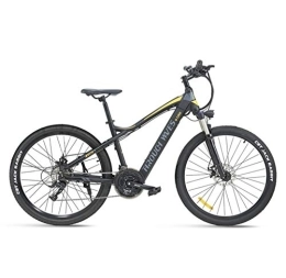 YQ&TL Electric Bike YQ&TL Adult Moped Electric Mountain Bike, 27.5 inch 27 Speed Bicycle Full Suspension MTB Gears Dual Disc Brakes Mountain Bicycle, Outdoors Bike