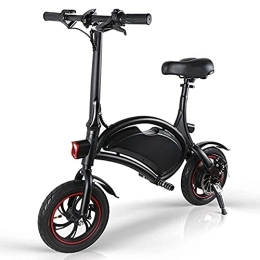 YQGOO Bike YQGOO Adult Electric Bike, 12 Inch Foldable And Commuting E-Bike, 350W Motor with A 36V 6Ah Lithium Battery, Max Speed 25Km / H City Electric Bicycle