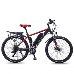 YSHUAI Electric Bike YSHUAI 26"Electric Bike Electric Bicycles Bike for Adults, Magnesium Alloy Ebikes All Terrain Bikes, 36V 350W Removable Lithium-Ion Battery Mountain Ebike, for Men, Red