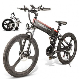 YSHUAI Bike YSHUAI 26 '' Foldable Electric Mountain Bike, Electric Bike, Electric Bicycles, E Bikes, Made of Aluminum Alloy, 350 W, Powerful 21-Speed Motor Gearbox, Up To 30 Km / H