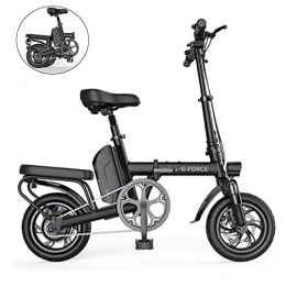 YXYBABA Electric Bike YXYBABA Electric Bike Foldable Ebike 16 Inch Aluminum Alloy Wheel 400W Motor Air Hydraulic Suspension, EBS Double Disc Brake with Smart Meter Endurance Up To 75 Kilometers, Black