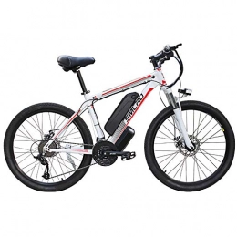 YYAO Electric Bike YYAO 26'' Electric Mountain Bike Removable Large Capacity Lithium-Ion Battery (48V 350W), Electric Bike 21 Speed Gear Three Working Modes