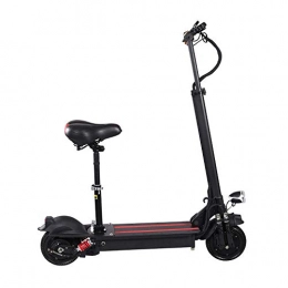 Z-HBMT Electric Bike Z-HBMT Electric Scooters Adult Foldable, 200 kg Max Load with Lightweight Seat 10 Inch 55km / H, Lithium Battery 48V 8AH, 1200W High Power Dual Motor Drive With LED Light and HD Display, 80km|range