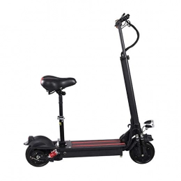 Z-HBMT Electric Bike Z-HBMT Electric Scooters Adult Foldable, Smart Brake System with Hight-Adjustable Seat 10 Inch 70km / H, Lithium Battery 48V 8AH, 2400W Dual Motor Drive LED Light and HD Display, 60kmrange