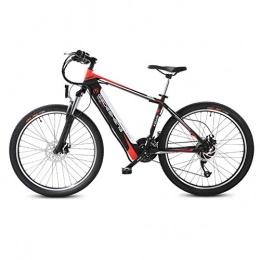 ZBB Electric Bike ZBB Electric Bicycle 26 Inch Portable Electric Mountain Bike for Adult with 48V Lithium-Ion Battery E-bike 240W Powerful Motor Maximum Speed About 30KM / H, Red