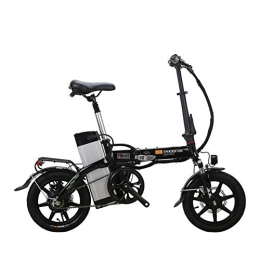ZBB Bike ZBB Electric Bicycles with Removable 48V Lithium-Ion Battery Foldable 12 Inch Wheels Power Assist Portable Silent Motor Electric Bike for Adult Easy to Store E-Bike, 45to50KM