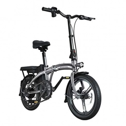 ZBB Electric Bike ZBB Lightweight Aluminum Folding EBike with Pedals 48 V Lithium Ion Battery Electric Bike with Dual Disk Brakes 20 inch Wheels and 240W Hub Motor LED Light and HD Display, 50to80KM