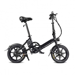 ZBY Electric Scooter Electric Folding Bike Foldable Bicycle Double Disc Brake Portable for Cycling, Folding Electric Bike with Pedals,7.8Ah Lithium Ion Battery; Electric Bike with 14 inch Wheels and