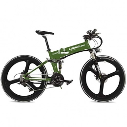 ZHANGYY Bike ZHANGYY XT750 Cool 26" Foldable Pedal Assist Electric Bike, Integrated Wheel, Adopt 36V 12.8Ah Hidden Lithium Battery, Speed 25~35km / h, Pedelec.