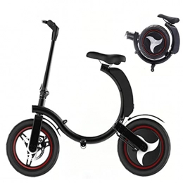ZHUOMI Bike ZHUOMI Electric Bicycle 14In Air-Filled Tires, Dual Disc Braking with Removable Lithium-Ion Battery Folding Electric Bike, Light Weight, LCD Display for Adults Commute Ebike for Female Male