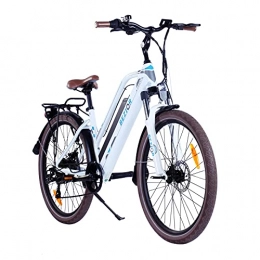 ZIEM Electric Bike ZIEM 26 Inch 250W Power Assist Electric Bicycle Moped E Bike with LCD Meter 12.5AH Battery 80km Range for Women Commuting Shopping Traveling