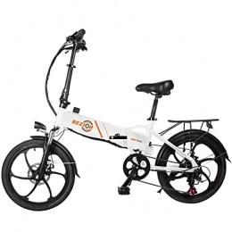 ZIEM Bike ZIEM 350W 20 Inch Folding Power Assist Electric Bicycle Moped E-Bike 10.4AH Battery 80km Range for Commuting Weekend Shopping