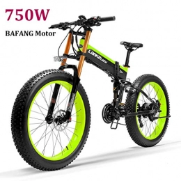 ZJGZDCP Electric Bike ZJGZDCP 26inch Electric Mountain Bike With Removable Large Capacity Lithium-Ion Battery (48V 750W) Electric Bike 21 Speed Gear And Three Working Modes (Color : GREEN, Size : 750W)