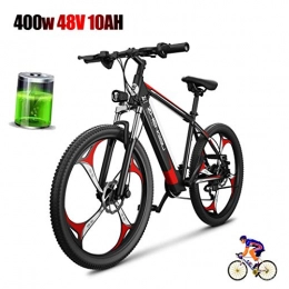 ZJGZDCP Bike ZJGZDCP Urban City Commute Mountain E-Bike Electric Bicycle Bike Alloy Frame With 400W Powerful Electric Mountain Bike Electric Bike With 48V 10Ah Lithium-Ion Battery