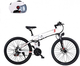 ZJZ Electric Bike ZJZ 350W Electric Mountain Bike, with Removable 48V 8AH / 10AH Lithium-Ion Battery E-Bike 26" Electric Bicycle for Adults 21 Speed Gears, Black, 8AH