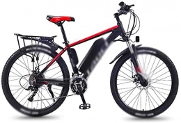 ZJZ Bike ZJZ Electric Bikes Double Disc Brake, Power Shift Mountain Bike Headlights LED Display Outdoor Cycling Travel