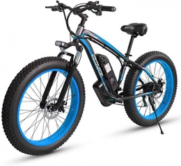 ZJZ Bike ZJZ Electric Bikes for Adults Women Men, 4.0" 26 Inch Fat Tire Electric Bike 48V / 18AH 1000W Motor Snow Electric Bicycle with 21 Speed with IP54 Waterproof(Black)