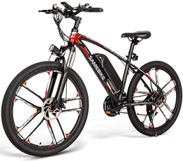 ZJZ Electric Bike ZJZ Electric Mountain Bike 26" 48V 350W 8Ah Removable Lithium-Ion Battery Electric Bikes for Adult Disc Brakes Load Capacity 100 Kg