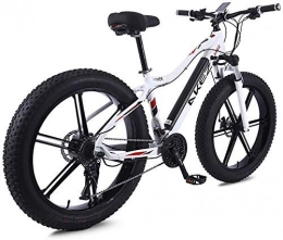 ZJZ Bike ZJZ Electric Mountain Bike 26 Inches 350W 36V 10Ah Folding Fat Tire Snow Bike 27 Speed E-Bike Pedal Assist Disc Brakes And Three Working Modes for Adult