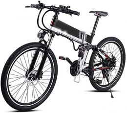 ZJZ Bike ZJZ Electric Mountain Bike 48v and 500w Assist Electric Bicycle Beach Snow Bike for Adults Aluminum Electric Scooter 8 Speed Gear E-bike with Removable 48v 10.4a Lithium Battery