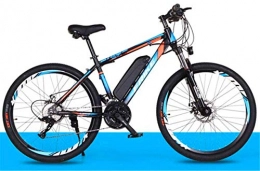 ZJZ Electric Bike ZJZ Electric Mountain Bike for Adults, 250W bike 26" Bicycles All Terrain Shockproof, 36V 10Ah Removable Lithium-Ion Battery Mountain Bicycle for Men Women (Color : Blue)