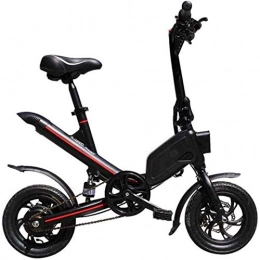ZJZ Electric Bike ZJZ Fast Electric Bikes for Adults Adult with 12" Shock-absorbing Tires Folding Electric Kick Scooter with Seat Maximum Speed 25km / H 30KM Running Distance City Bicycle for Commuting