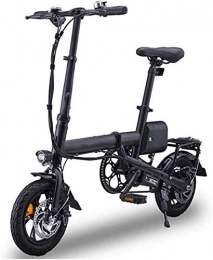 ZJZ Electric Bike ZJZ Fast Electric Bikes for Adults Adults with 12" Shock-absorbing Tires Max Speed 25 km / h 35KM Long-Range Portable Folding Electric Bicycle for City Commuting