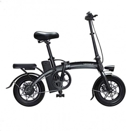 ZJZ Electric Bike ZJZ Fast Electric Bikes for Adults Portable and Easy to Store Lithium-Ion Battery and Silent Motor Thumb Throttle with LCD Speed Display