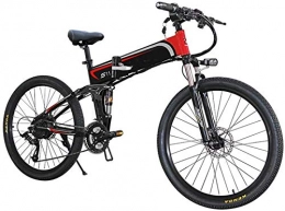 ZJZ Electric Bike ZJZ Men Mountain Bike Bikes All Terrain with Lcd Display Folding Electronic Bicycle 1000w 7 Speed 48v 14ah 26 4 Inch Electric Bike Full Suspension for Men Adult