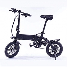 ZJZ Bike ZJZ Mini Folding Electric Bicycle, 250W 14'' Electric Bicycle with Removable 36V 8AH Lithium-Ion Battery with USB Charging Port Eco-Friendly Bike Unisex