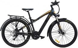 ZJZ Electric Bike ZJZ Mountain Electric Bike, 27.5 Inch Travel Electric Bicycle Dual Disc Brakes with Mobile Phone Size LCD Display 27 Speed Removable Battery City Electric Bike for Adults