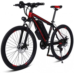 ZMHVOL Bike ZMHVOL Ebikes, Adults Mountain Electric Bike, 250W Motor 36V Removable Battery 26" City Commute Ebike 27 Speed Gear with Rear Seat Dual Disc Brakes Max Speed 25 Km / H ZDWN (Color : Black, Size : 8AH)