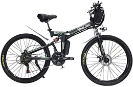 ZMHVOL Bike ZMHVOL Ebikes, Electric Bicycle Ebikes Folding Ebike for Adults, 26Inch Electric Mountain Bike City E-Bike, Lightweight Bicycle for Teens Men Women ZDWN (Color : Black)