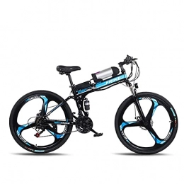 ZOSUO Electric Bike ZOSUO Electric Mountain Bike Electric Bike for Adults 26 in Electric Mountain Bike Max Speed 30Km / H 36V10ah Battery for Mens Outdoor Cycling Travel Work Out And Commuting, Blue