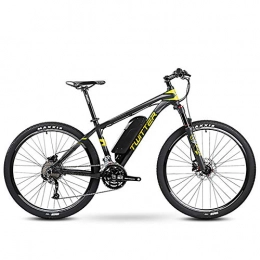 ZS Bike ZS 27.5 Inch Mountain Electric Bicycle, 36V 10.4Ah Lithium Battery Dc Brushless Rear Drive Integrated Wheel Engine Black And Red, Yellow