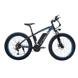 ZXL Electric Bike ZXL E-Bike 48V 350W / 500W1000W Motor 13Ah Lithium Battery Electric Bicycle 26 inch Fat Tire Electric Bike-Red 1000W 13Ah, Blue 350W 13Ah