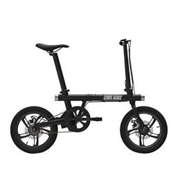 ZXQZ Bike ZXQZ 16" Folding Electric Bikes, Electric Commuter Bicycle with 5.2Ah Lithium-ion Battery, Top Speed 15.5mph, 5-Speed Gear Shift Power Assist City Bike for People Aged 14 To 65