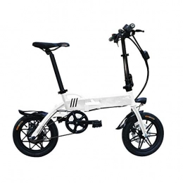 ZXY Bike ZXY 14EF Light comfortable 14 inch Electric Bicycle Folding E Bike with 250w Lithium Battery, White