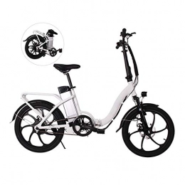 ZXY Bike ZXY 20 inch e bike 36v250w folding electric bike electric bicycles high motor power e-bikes, White