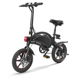 ZXY Electric Bike ZXY Lightweight foldable electric bikes for adults kids Folding electric car bike electric car car adult male and female general electric car car, Black