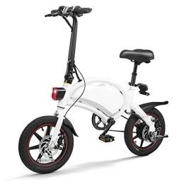 ZXY Electric Bike ZXY Lightweight foldable electric bikes for adults kids Folding electric car bike electric car car adult male and female general electric car car, White