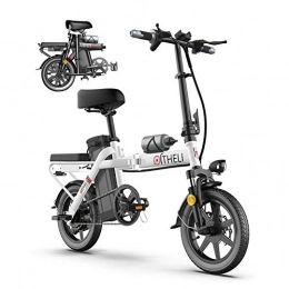 ZYC-WF Electric Bike ZYC-WF Electric Bike Foldable Ebike for Adults Cycling, Comfort Bikes 350W Aluminum Alloy Bicycle with 3 Riding Modes, for Sports Outdoor Cycling Travel, Led Light, Red, White