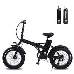 ZYLEDW Electric Bike ZYLEDW Foldable Electric Bike for Adults 500W 4.0 Fat Tire Beach Electric bicycle 48V 15Ah Lithium Battery Electric Mountain Bike (Color : B)